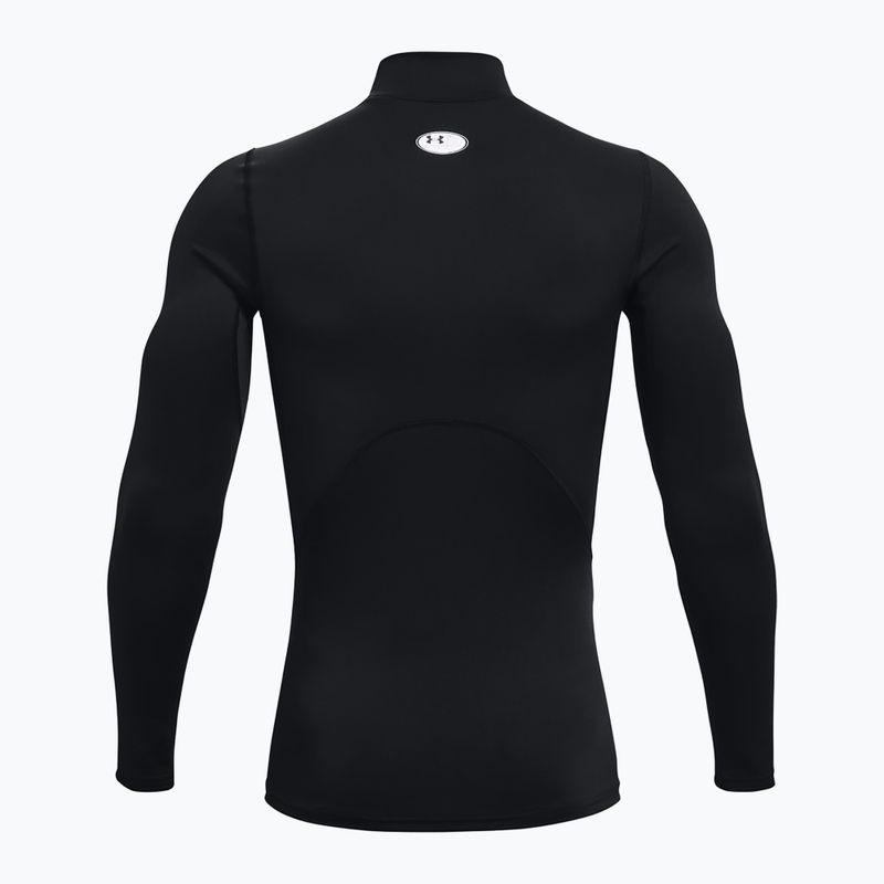 Hosszú ujjú edzőfelső férfi Under Armour Comp Mock UA Armour black/white 7
