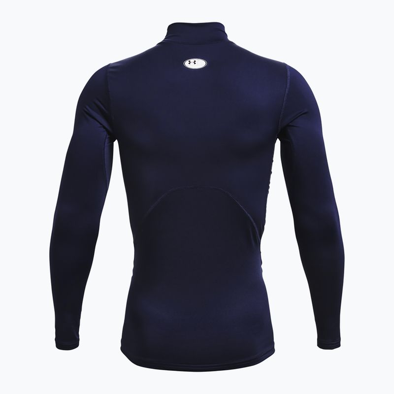 Férfi hosszú ujjú edzőfelső Under Armour Comp Mock UA Armour midnight navy/white 2