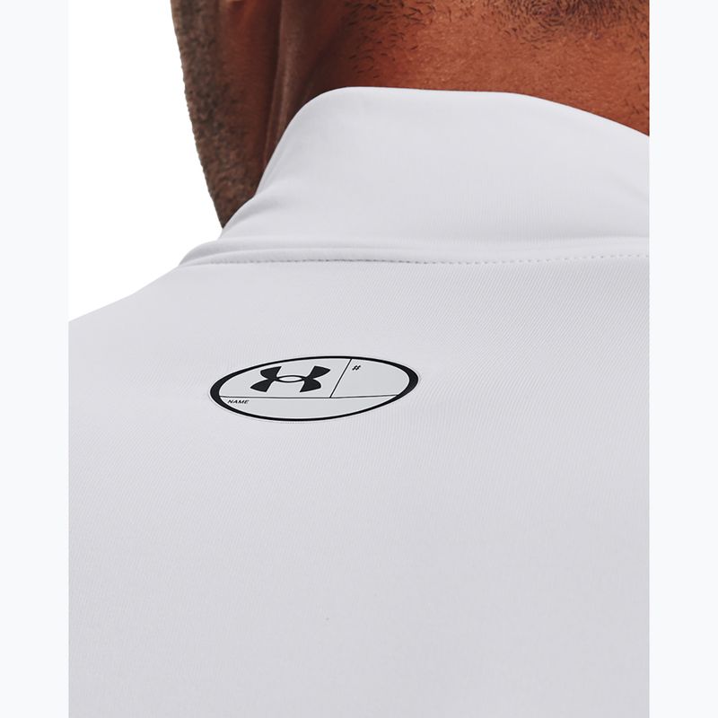 Hosszú ujjú edzőfelső férfi Under Armour Comp Mock UA Armour white/black 4