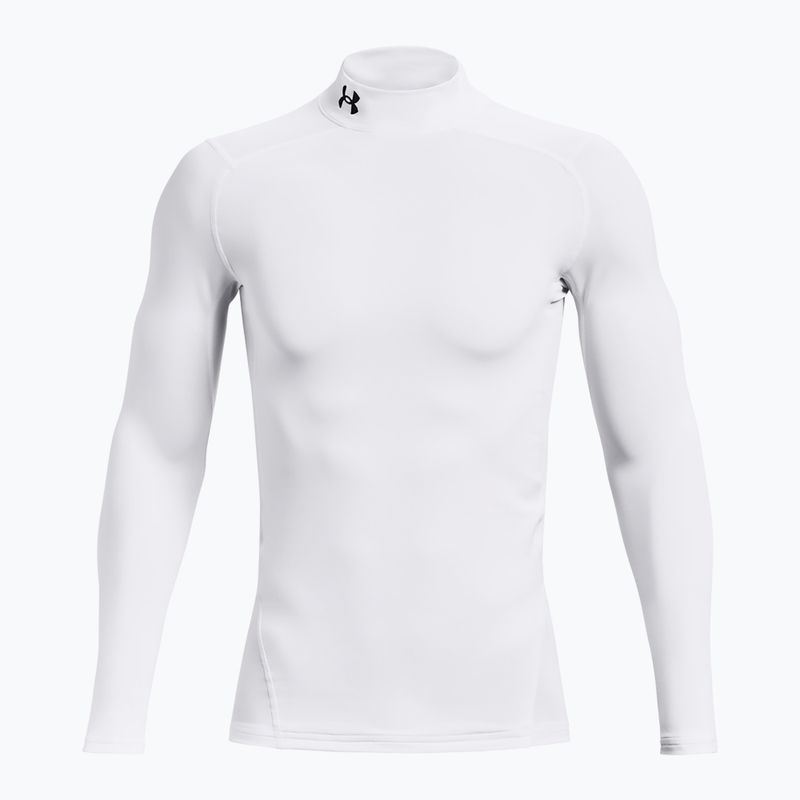 Hosszú ujjú edzőfelső férfi Under Armour Comp Mock UA Armour white/black 5