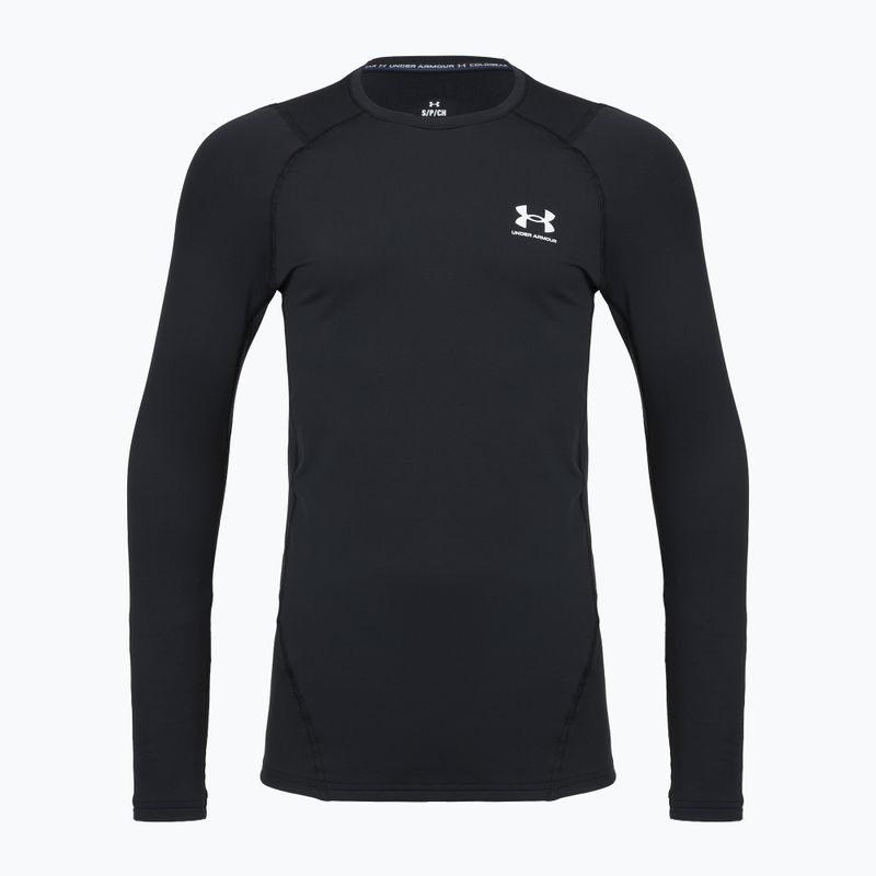 Férfi edző hosszú ujjú póló Under Armour CG Armour Fitted Crew black/white