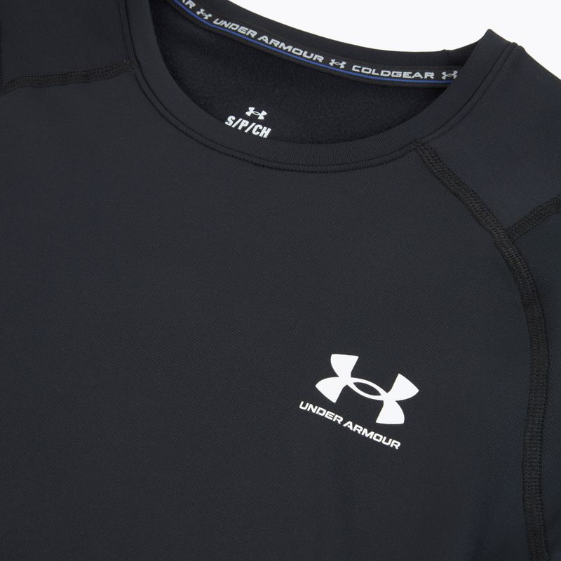 Férfi edző hosszú ujjú póló Under Armour CG Armour Fitted Crew black/white 3