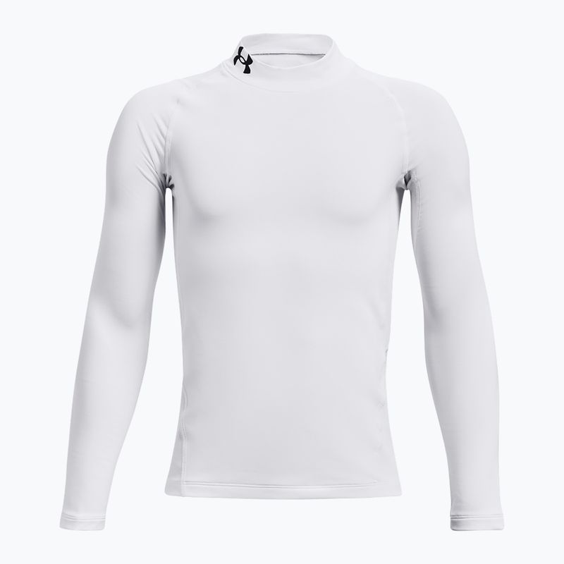 Under Armour Cg Armour Mock fehér/fekete gyerek edző hosszú ujjú póló