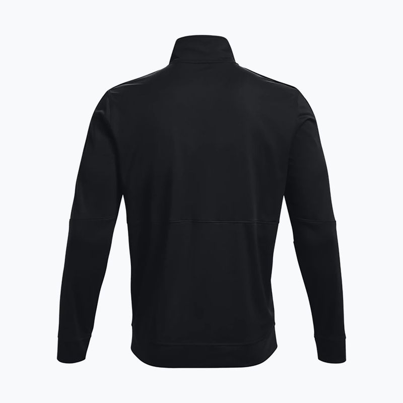 Under Armour Pique Track férfi tréning pulóver fekete 1366202 2