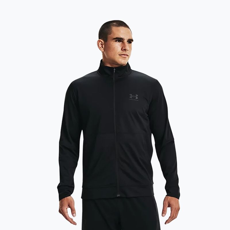 Under Armour Pique Track férfi tréning pulóver fekete 1366202 3