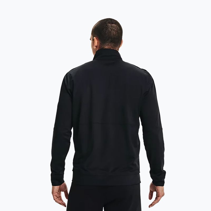 Under Armour Pique Track férfi tréning pulóver fekete 1366202 4