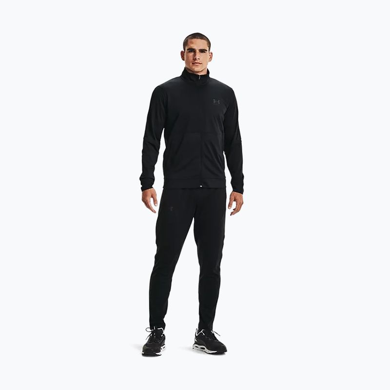 Under Armour Pique Track férfi tréning pulóver fekete 1366202 5