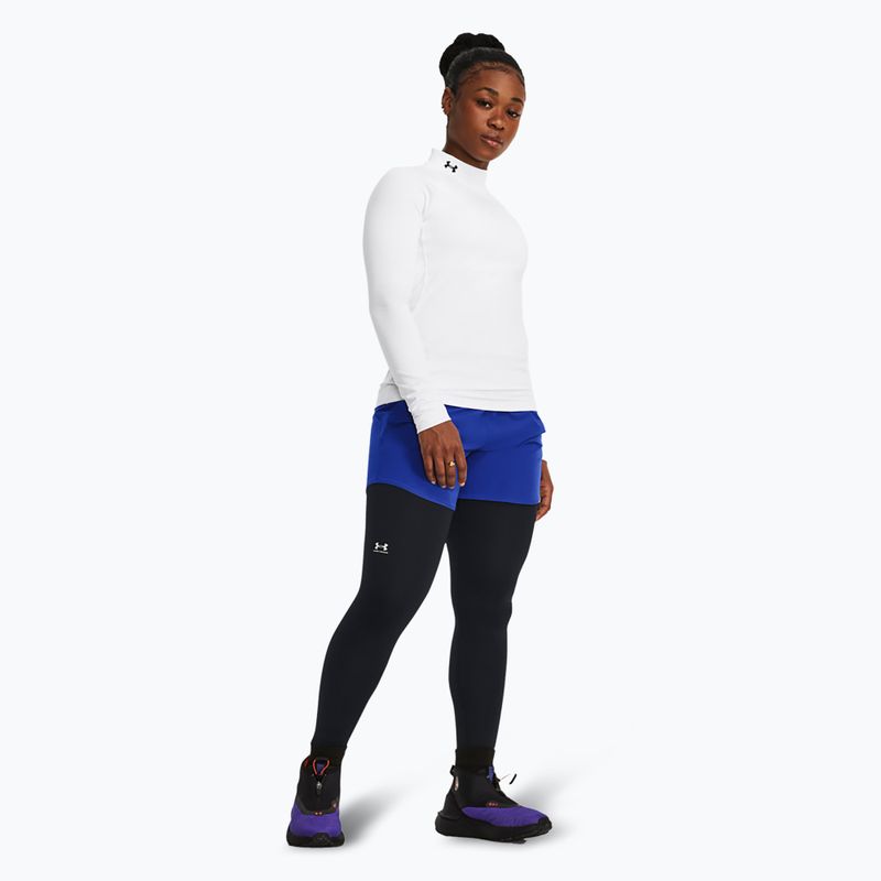 Under Armour ColdGear Authentics női edző leggings fekete/fehér 2