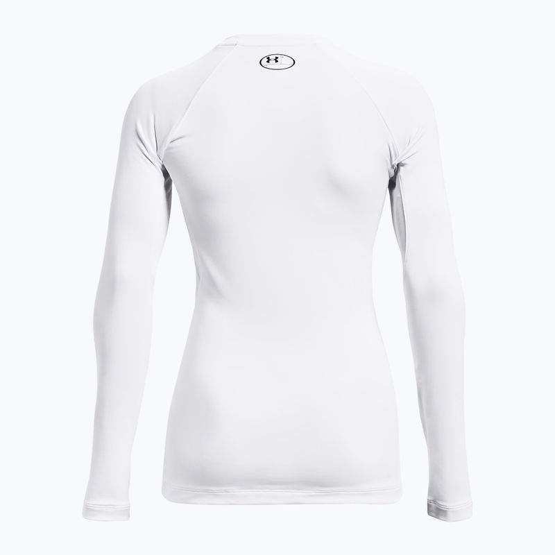 Női Under Armour Authentics CG Crew fehér/fekete hosszú ujjú női ruha 5