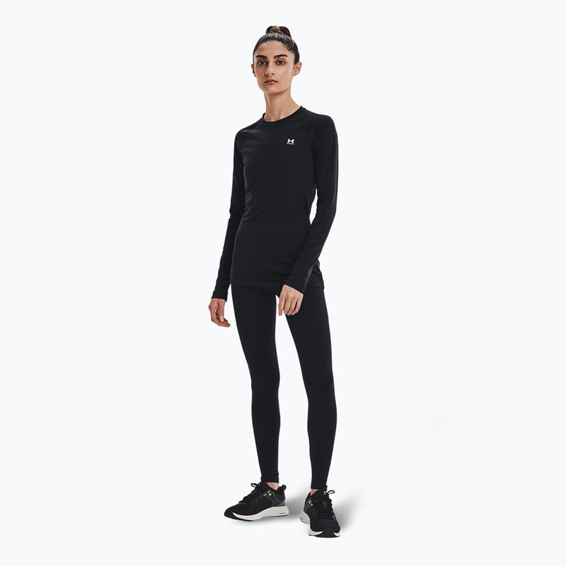 Női Under Armour Authentics CG Crew fekete/fehér hosszú ujjú női ruha 2