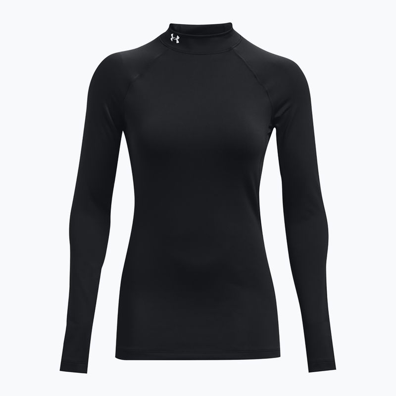 Under Armour Authentics CG Mockneck fekete/fehér női hosszú ujjú edzőruha 5