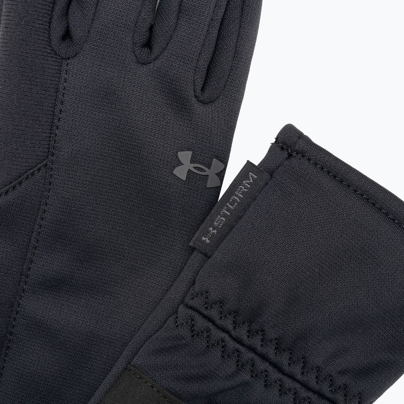 Under Armour Storm Fleece női trekking kesztyű fekete/fekete/sugár szürke 4