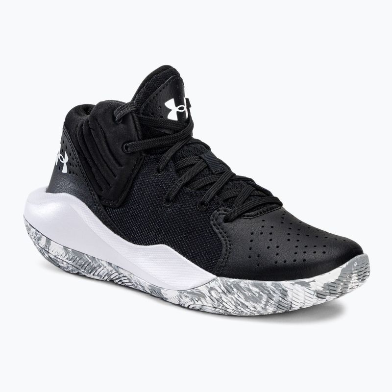 Under Armour GS Jet '21 001 fekete-fehér gyerek kosárlabda cipő UAR-3024794001-001-4.5