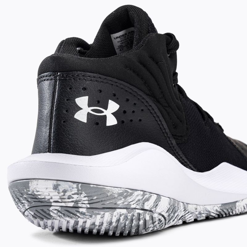 Under Armour GS Jet '21 001 fekete-fehér gyerek kosárlabda cipő UAR-3024794001-001-4.5 8