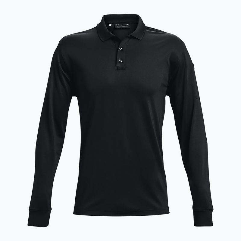 Férfi Under Armour Tactical Performance Polo 2.0 hosszú ujjú póló fekete/fekete 5