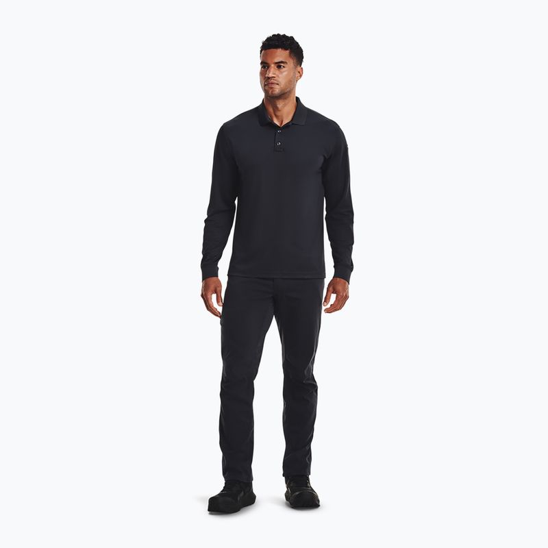 Férfi Under Armour Tactical Performance Polo 2.0 hosszú ujjú póló Sötét tengerészkék/sötét tengerészkék 2