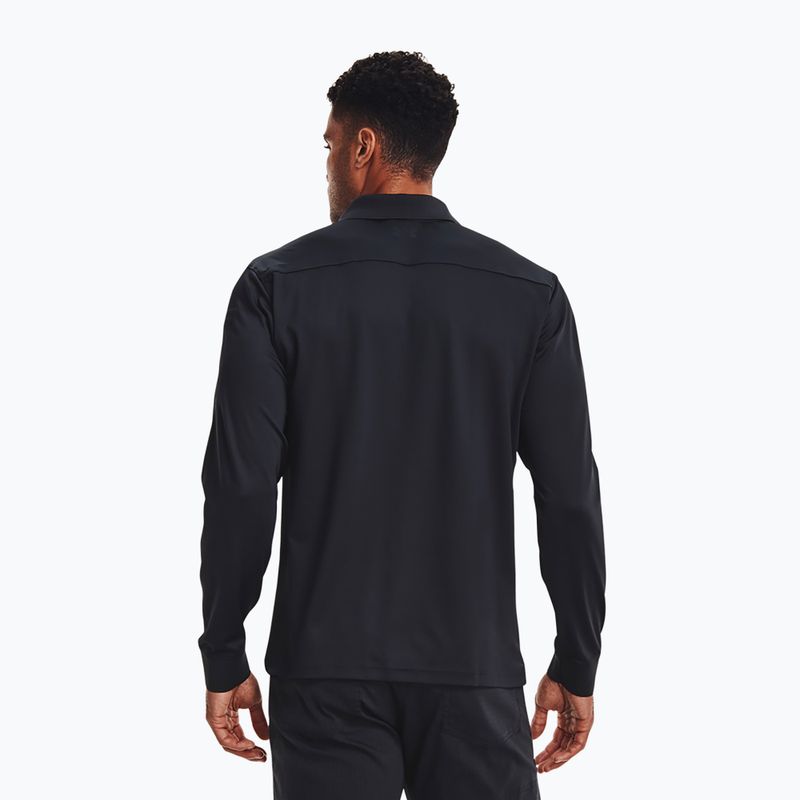 Férfi Under Armour Tactical Performance Polo 2.0 hosszú ujjú póló Sötét tengerészkék/sötét tengerészkék 3