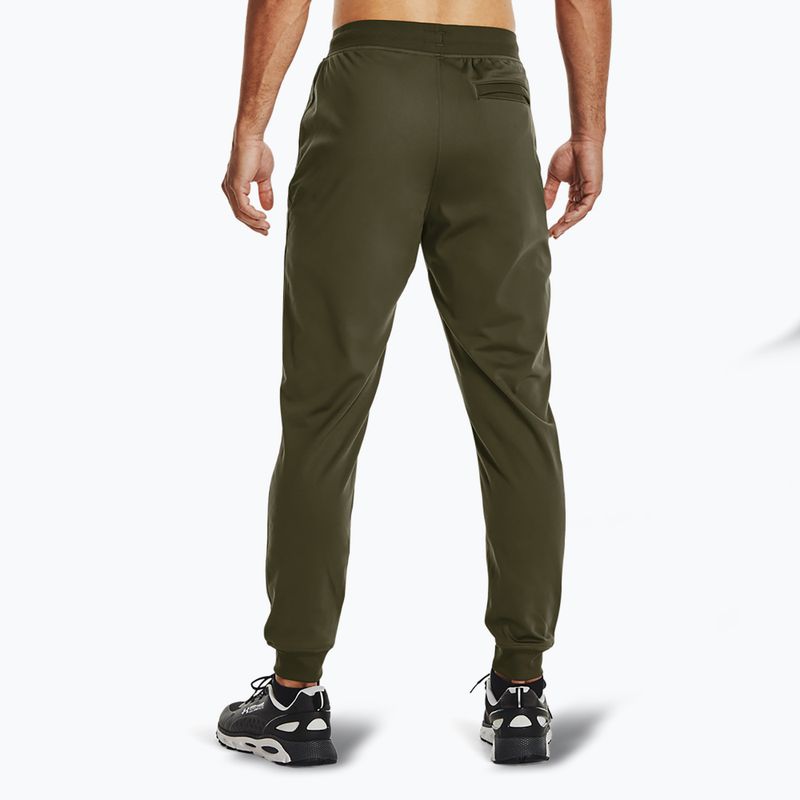 Férfi Under Armour Sportstyle Tricot Tricot Jogger nadrág marine zöld/fekete színből 3