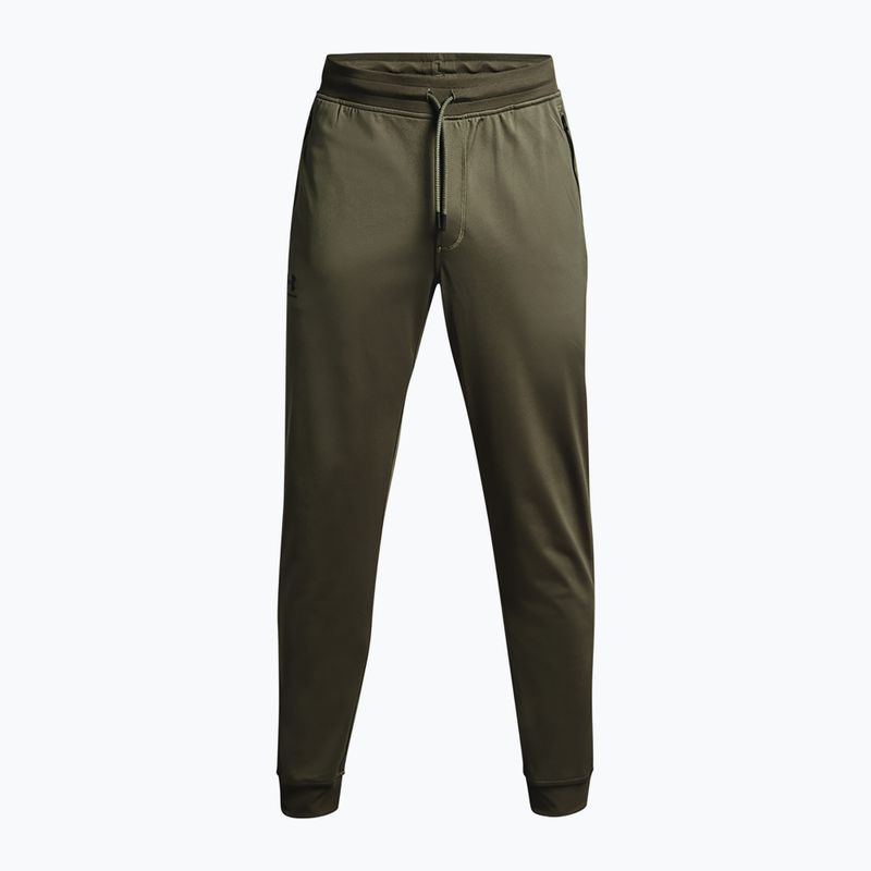 Férfi Under Armour Sportstyle Tricot Tricot Jogger nadrág marine zöld/fekete színből 5