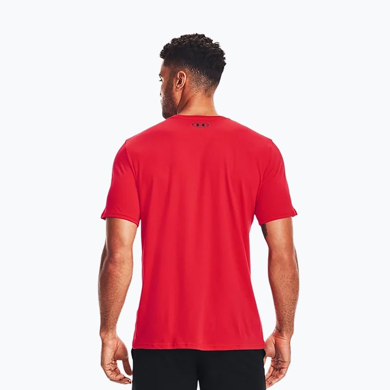 Under Armour UA Sportstyle Logo SS férfi edzőpóló piros 1329590 4