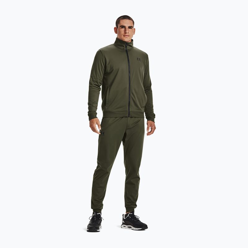 Férfi pulóver Under Armour Sportstyle Tricot navy od green/navy od green/black 2