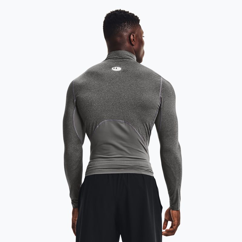 Under Armour férfi edző hosszú ujjú Ua Hg Armour Comp Mock szürke 1369606 3