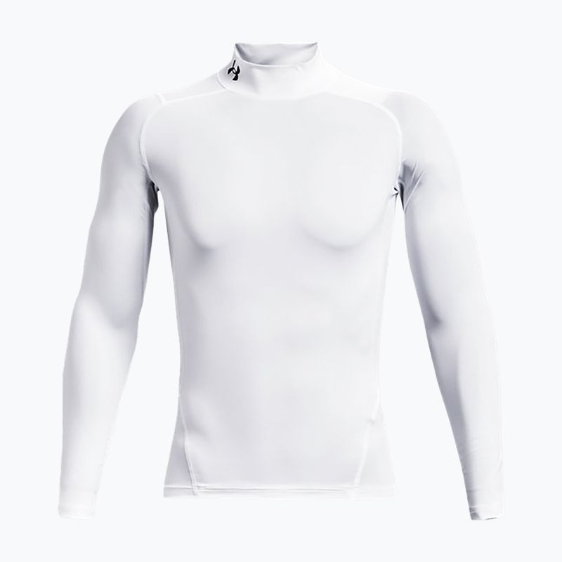 Under Armour férfi hosszú ujjú póló Ua Hg Armour Comp Mock fehér 1369606-100 5