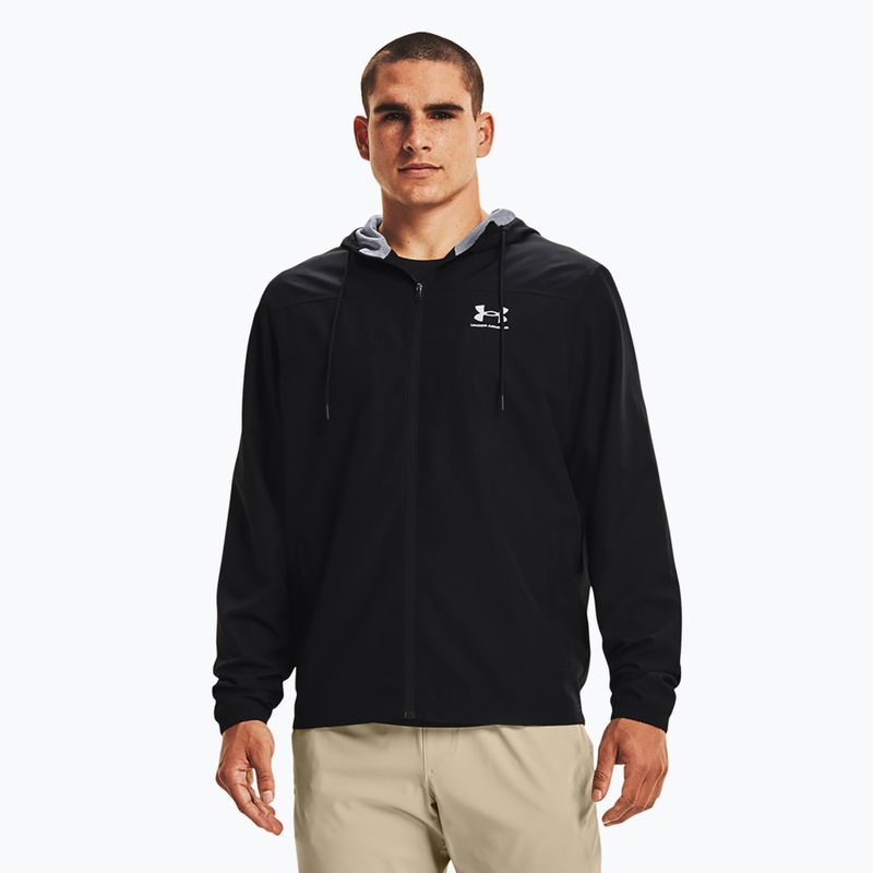Férfi Under Armour Sportstyle Windbreaker dzseki fekete/mod szürke