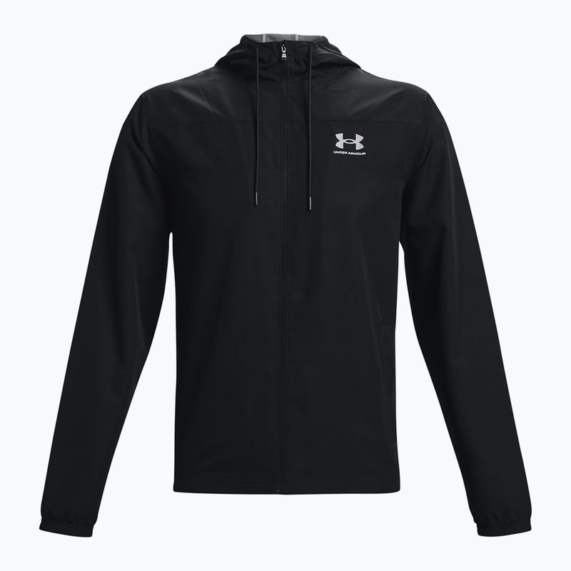 Férfi Under Armour Sportstyle Windbreaker dzseki fekete/mod szürke 5