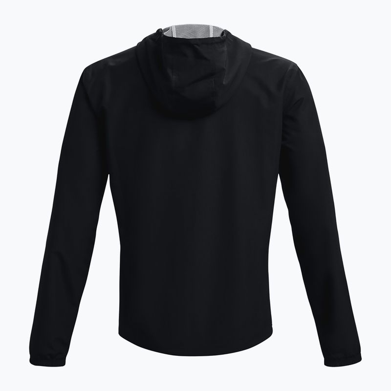 Férfi Under Armour Sportstyle Windbreaker dzseki fekete/mod szürke 6