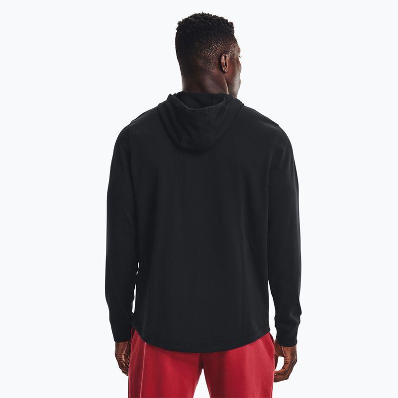 Férfi melegítőfelső Under Armour Rival Terry Lc Hd black/onyx white 3