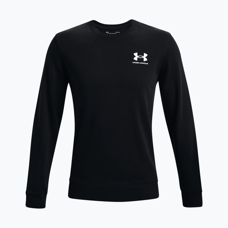 Under Armour férfi edzőpulóver Rival Terry LC Crew fekete 1370404-001