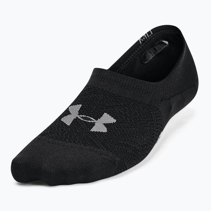 női edzőzokni Under Armour Breathe Lite Ultra Low 3P black/black/pitch gray 2