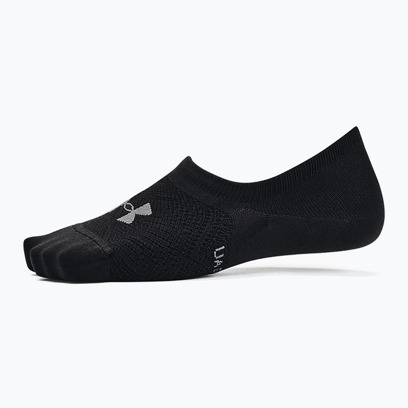 női edzőzokni Under Armour Breathe Lite Ultra Low 3P black/black/pitch gray 3