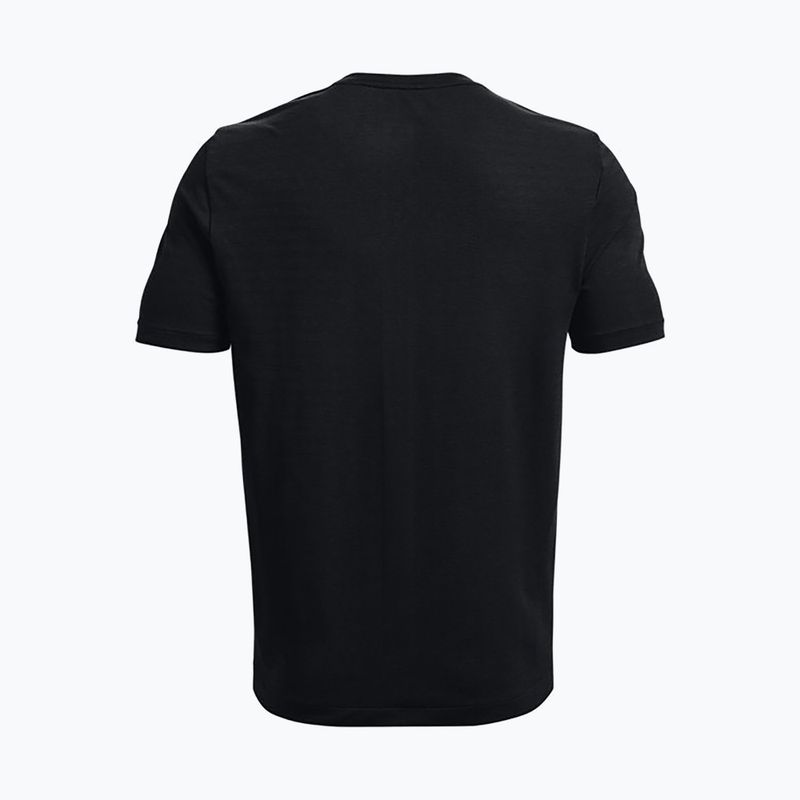 Under Armour férfi edzőpóló UA Rush Seamless Geosport SS fekete 1370441 2