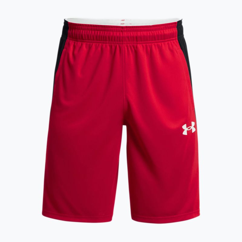 Under Armour Baseline 10In 600 férfi kosárlabda rövidnadrág piros 1370220-600-LG 5