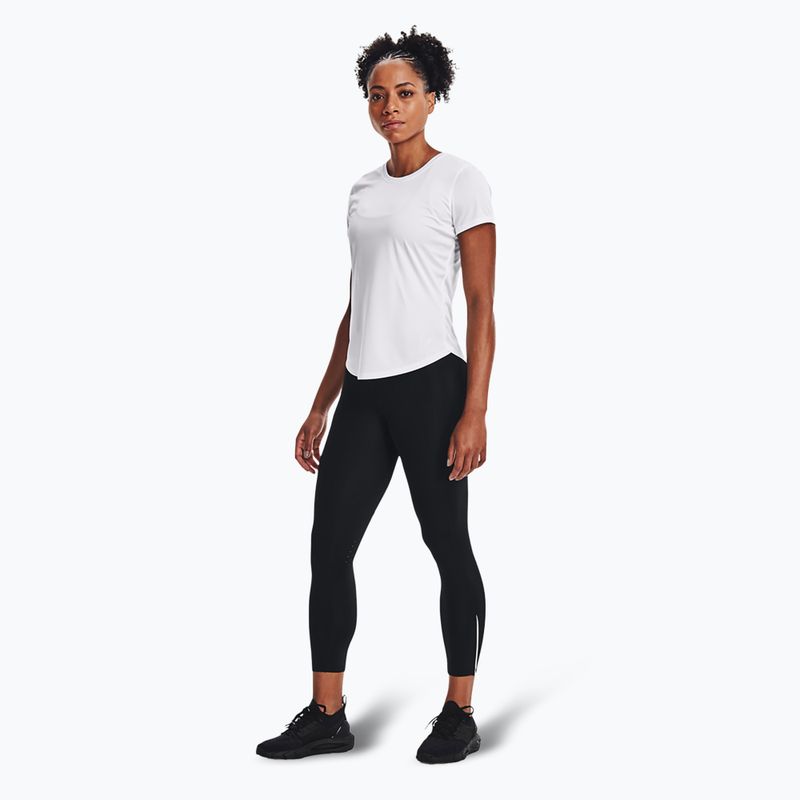 Under Armour Launch Ankle női futó leggings fekete/fekete/reflektív 2