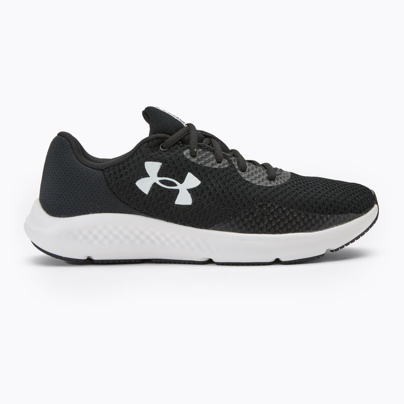 Under Armour Charged Pursuit 3 fekete/fekete/fehér férfi futócipő 2
