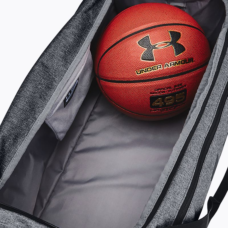 Under Armour Undeniable 5.0 Duffle M 58 l szürke közepes heather/fekete/fekete utazótáska 4