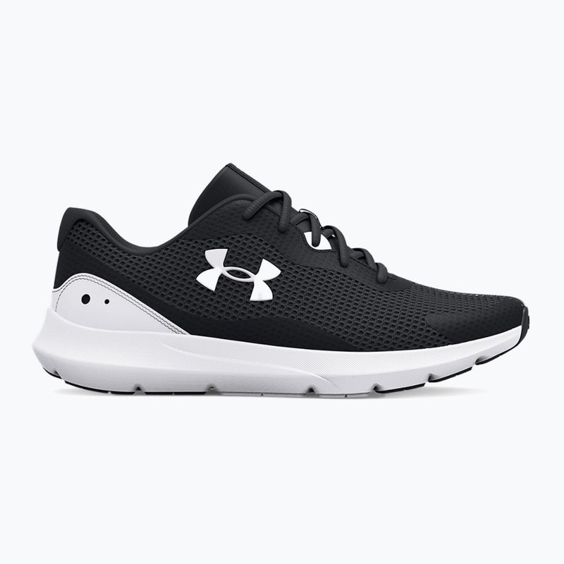 Under Armour Surge 3 férfi futócipő fekete-fehér 3024883 10
