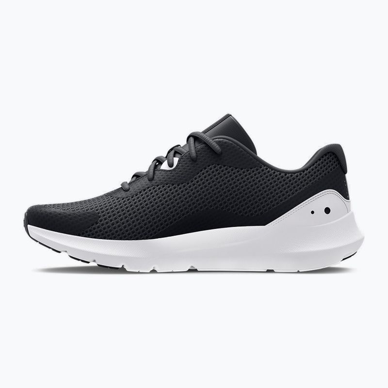 Under Armour Surge 3 férfi futócipő fekete-fehér 3024883 11