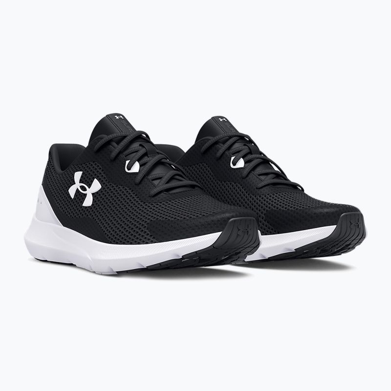 Under Armour Surge 3 férfi futócipő fekete-fehér 3024883 13