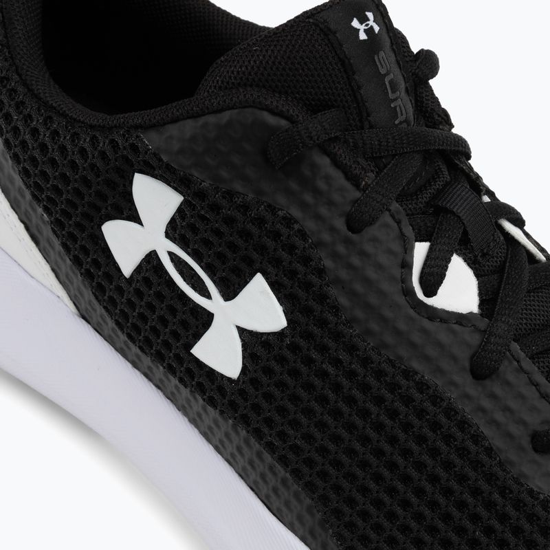 Under Armour Surge 3 férfi futócipő fekete-fehér 3024883 9