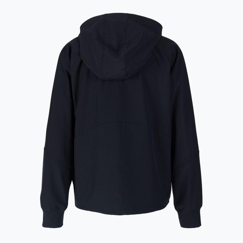 Under Armour Woven női kapucnis dzseki fekete-fehér 1369889 2