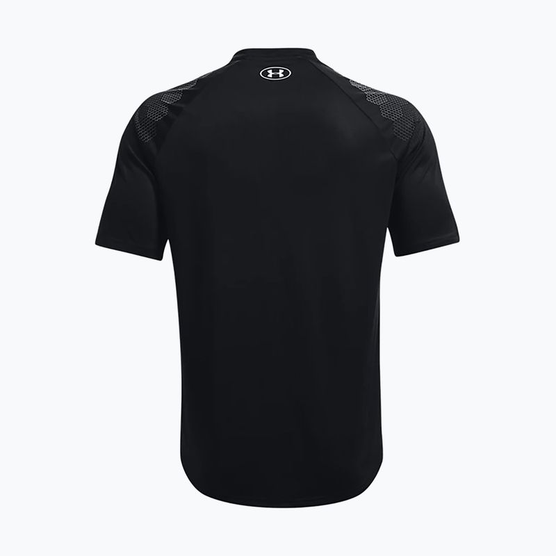 Under Armour férfi edzőpóló Ua Armourprint SS fekete 1372607-001 2