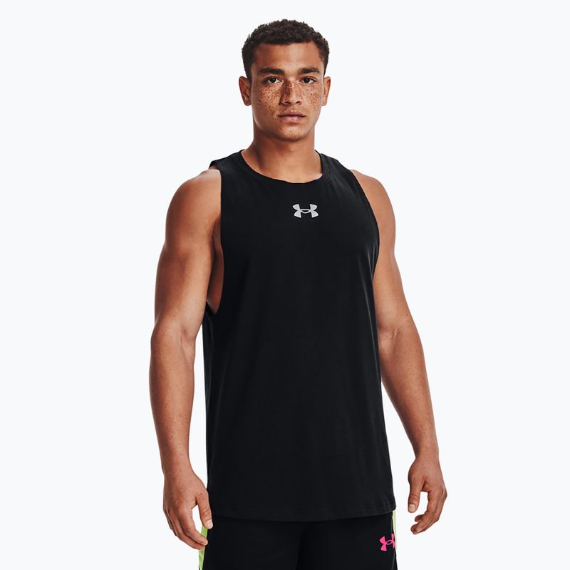 Under Armour Baseline Cotton Tank 003 férfi kosárlabdapóló fekete 1361901-003