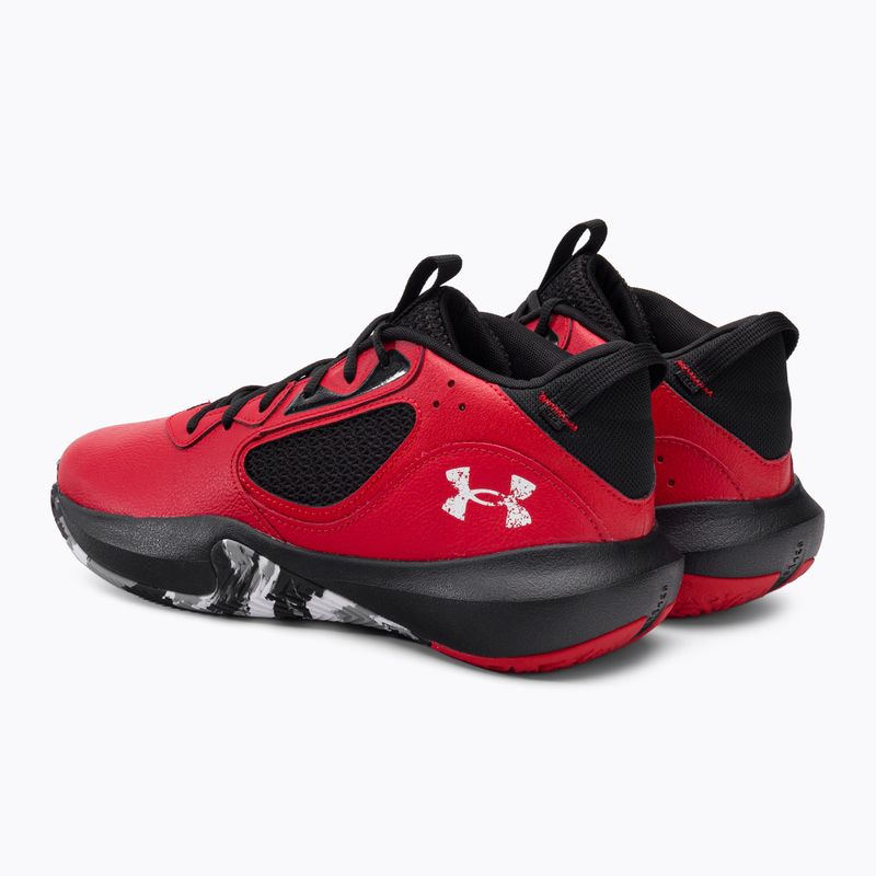 Under Armour Lockdown 6 piros férfi kosárlabda cipő 3025616-600 3
