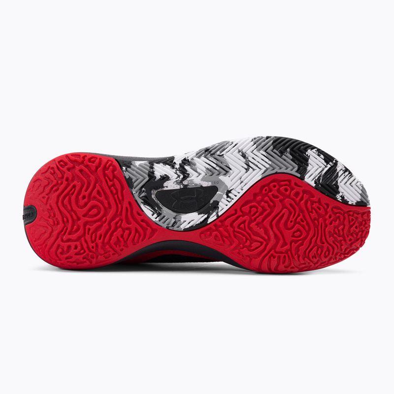 Under Armour Lockdown 6 piros férfi kosárlabda cipő 3025616-600 5