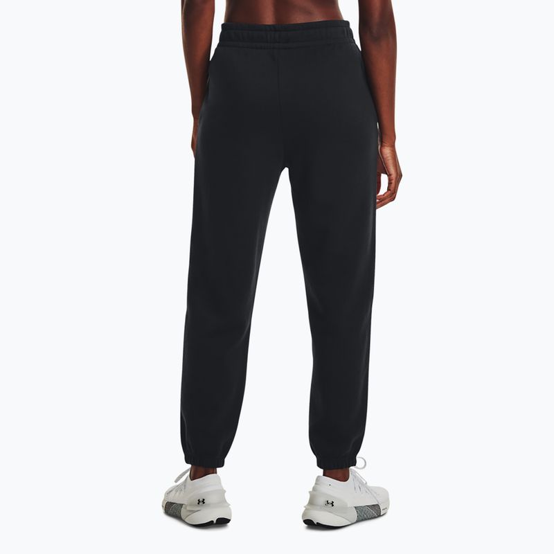 női edzőnadrág Under Armour Essential Fleece Joggers black/white 3