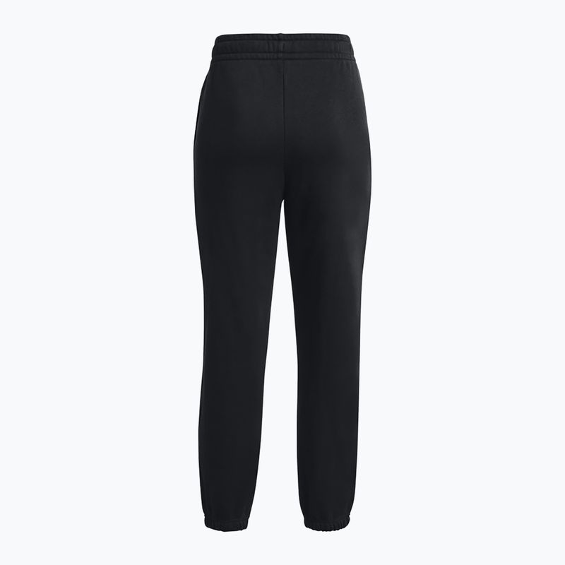 női edzőnadrág Under Armour Essential Fleece Joggers black/white 6